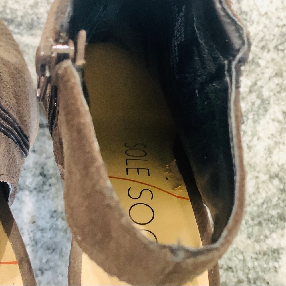 Sole Society Percin Heeled Ankle Boots - Picture 7 of 11